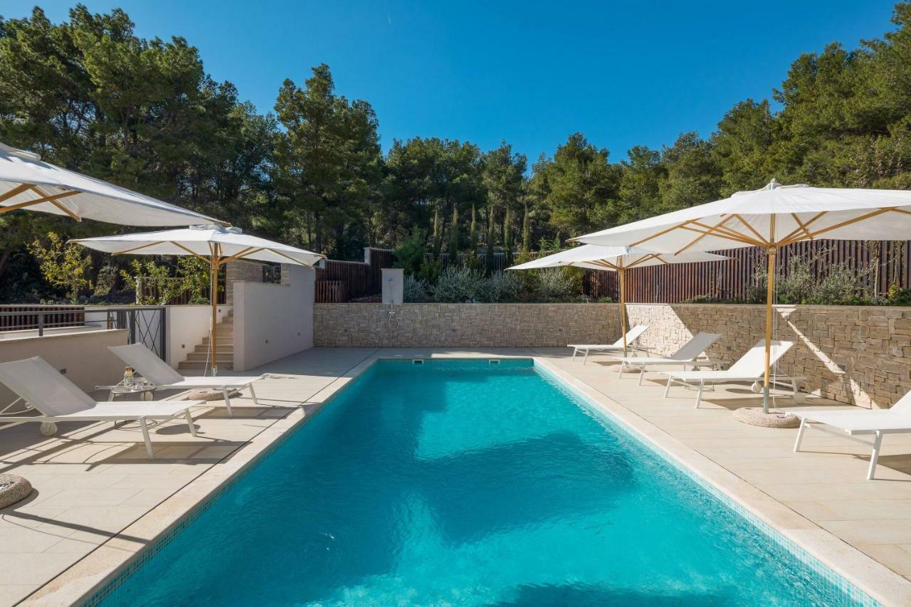 Luxury Villa Lucice View Milna  Luaran gambar